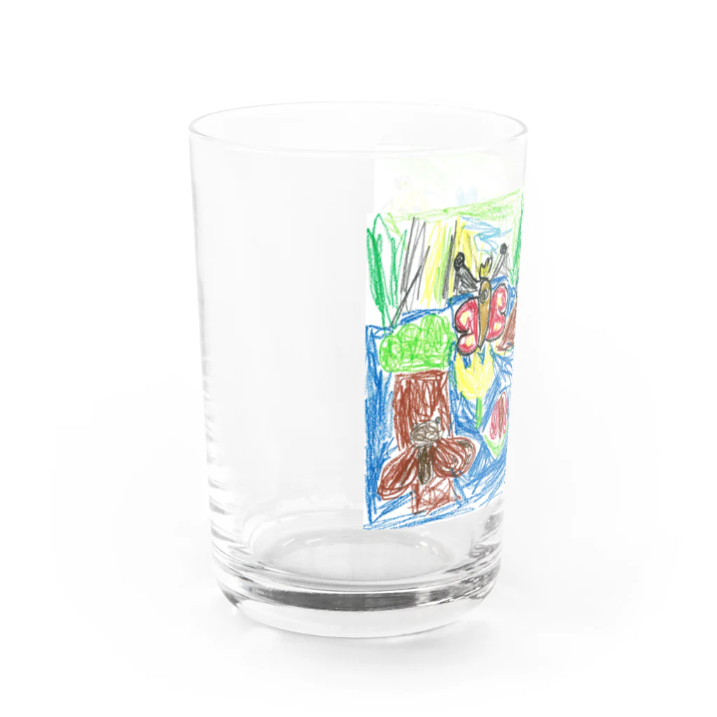 おもしろストアのmushi_san Water Glass :left