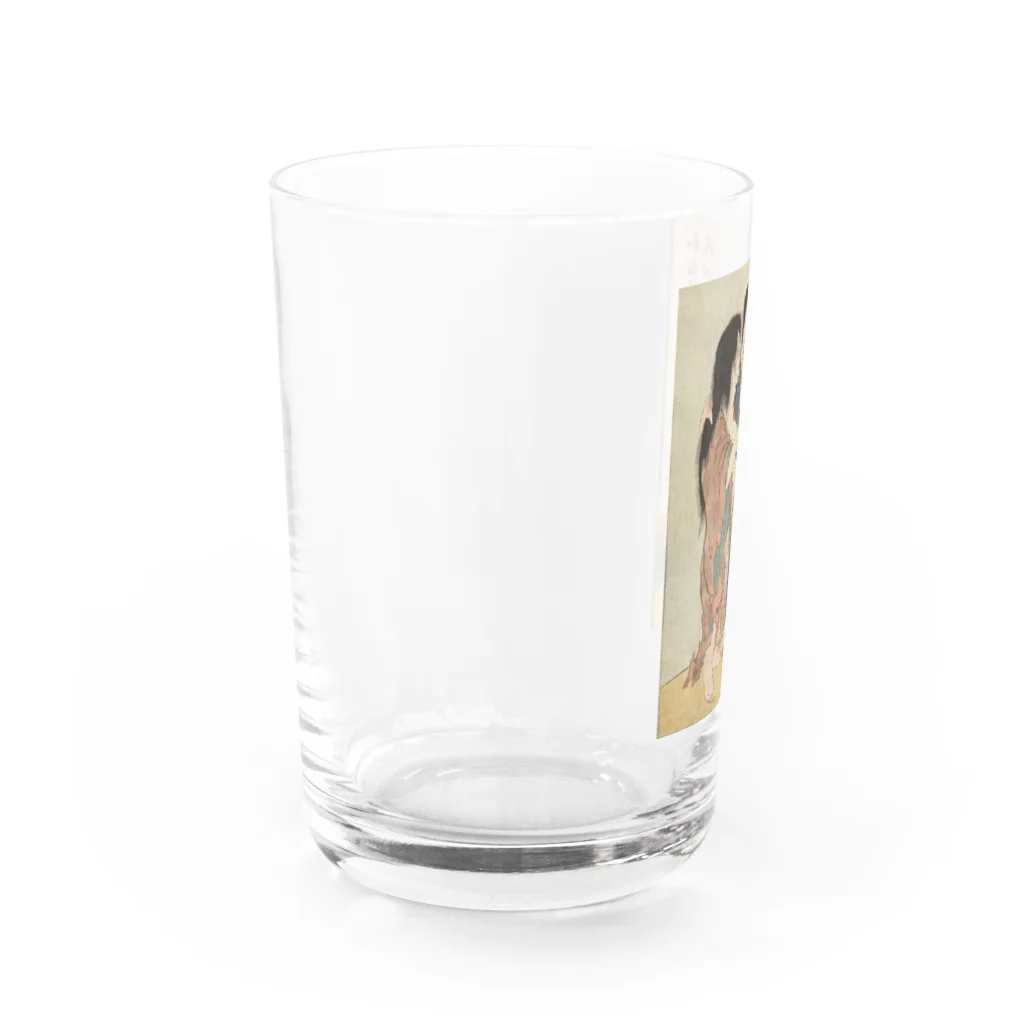 笠岡コンテンツカンパニーの葛飾北斎　春画　妖怪 Water Glass :left