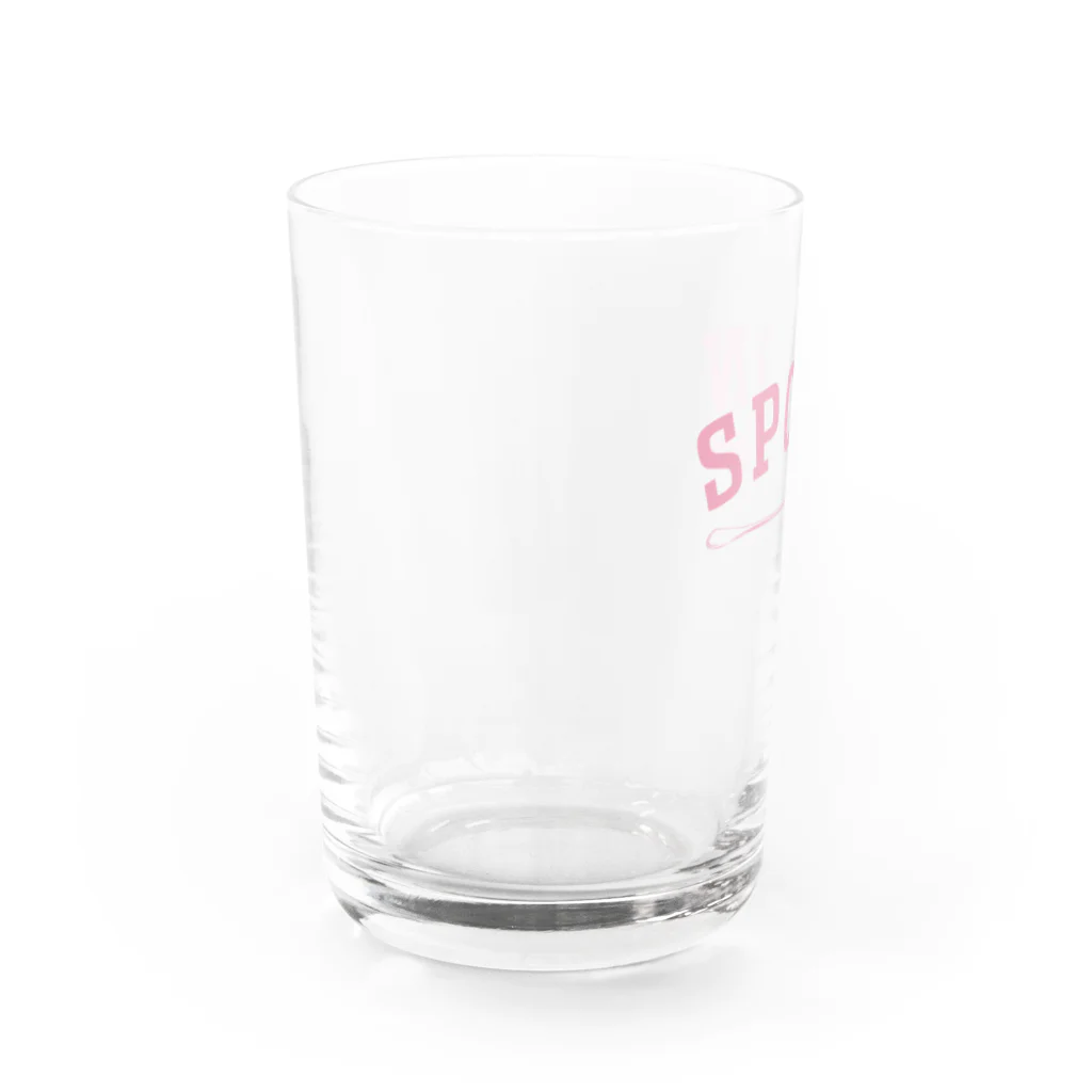 LONESOME TYPE ススのSPOON (PINK) Water Glass :left