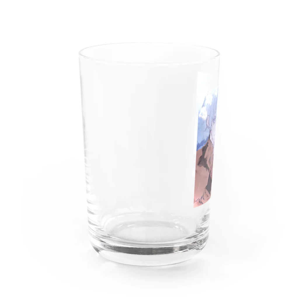 リプトンのわしの絵どす Water Glass :left