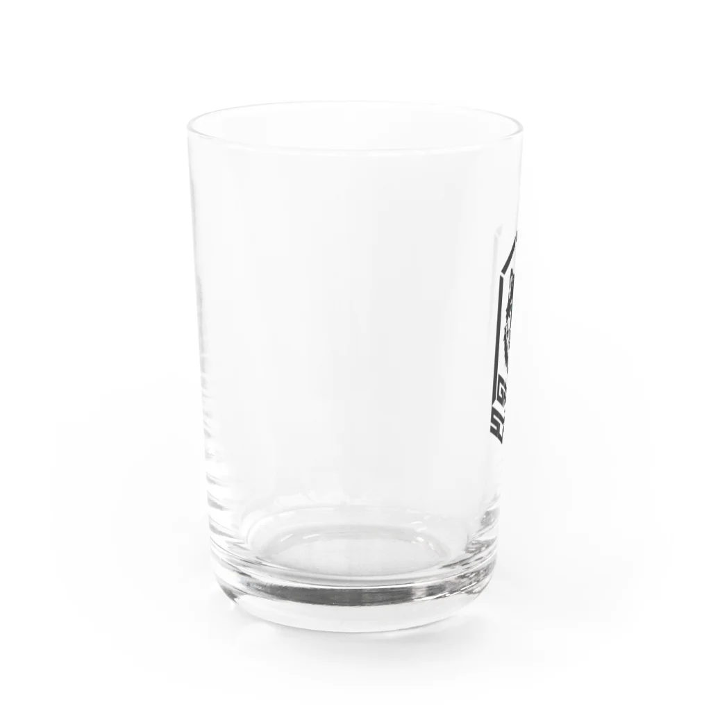 PoooompadoooourのGRAY SCALE エンブレム Water Glass :left