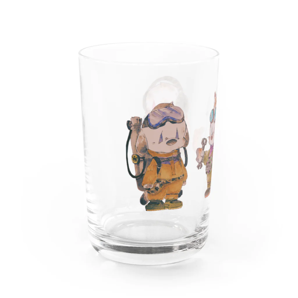 y.y.の犬狼兎 Water Glass :left