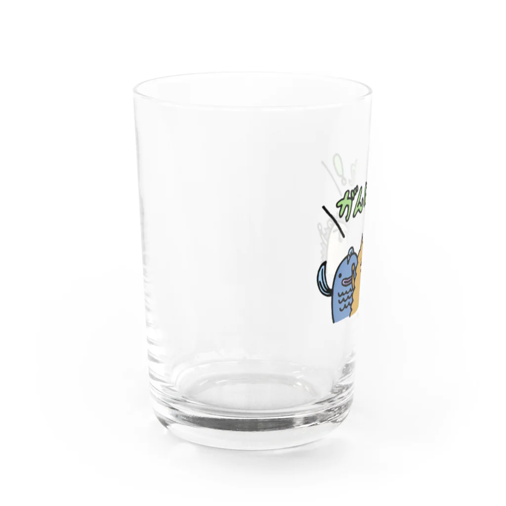 ぺんしるの応援アニマルズ＼がんばれ／ Water Glass :left