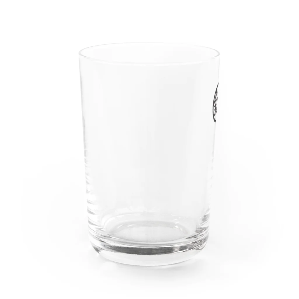 鋳丸(ちゅうまる)の黒鋳丸 Water Glass :left