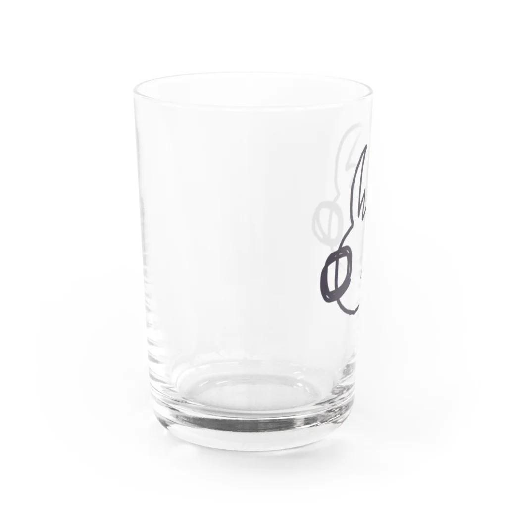 ココラハウスのねこぐちくわがたくん Water Glass :left