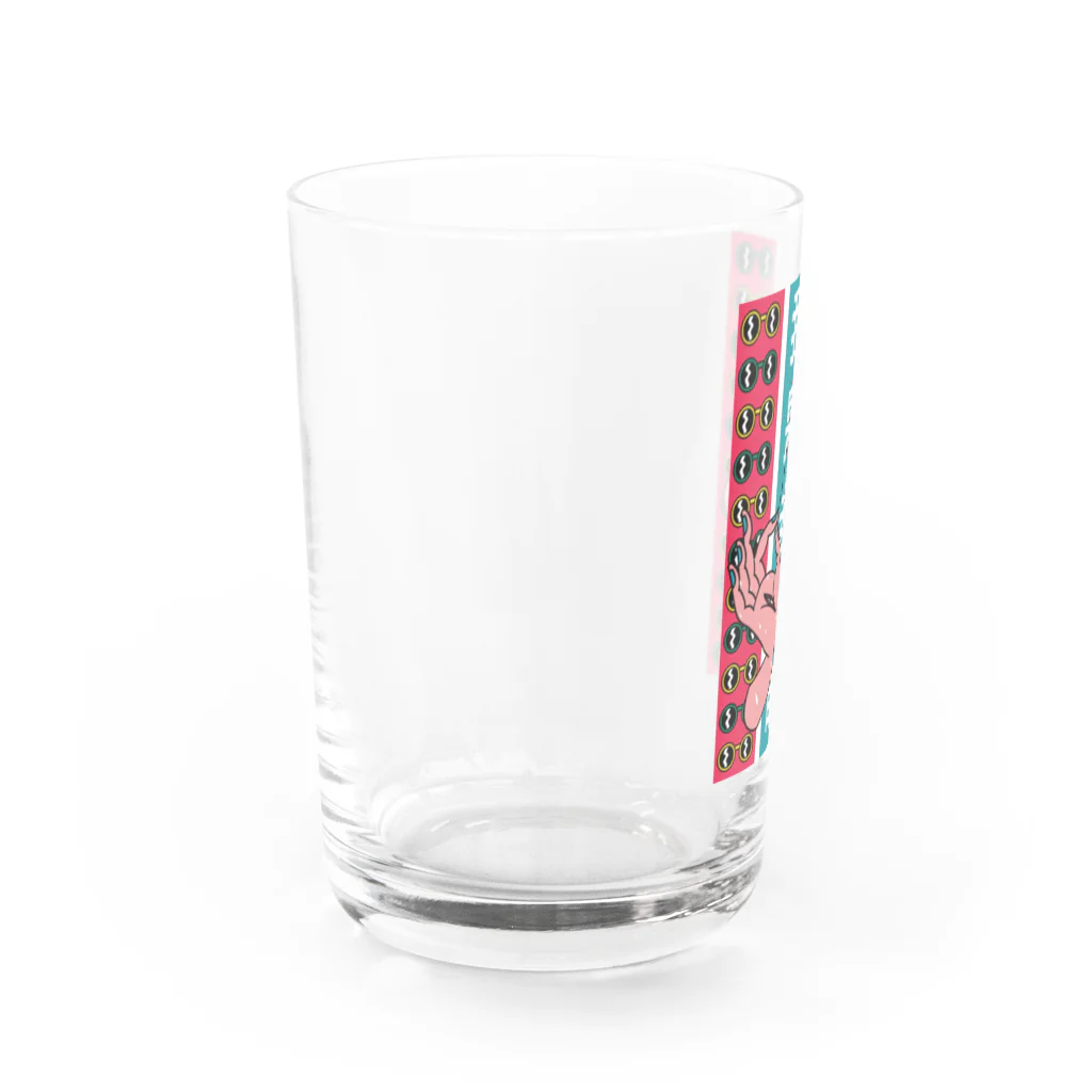 中華呪術堂（チャイナマジックホール）の【縦長】私は老眼です【我是老花眼】  Water Glass :left