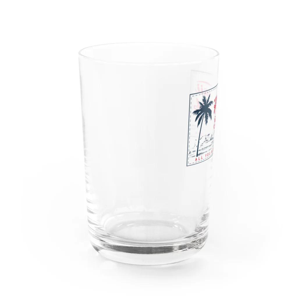 ハワイスタイルクラブのVintage ''TAG'' Style Water Glass :left