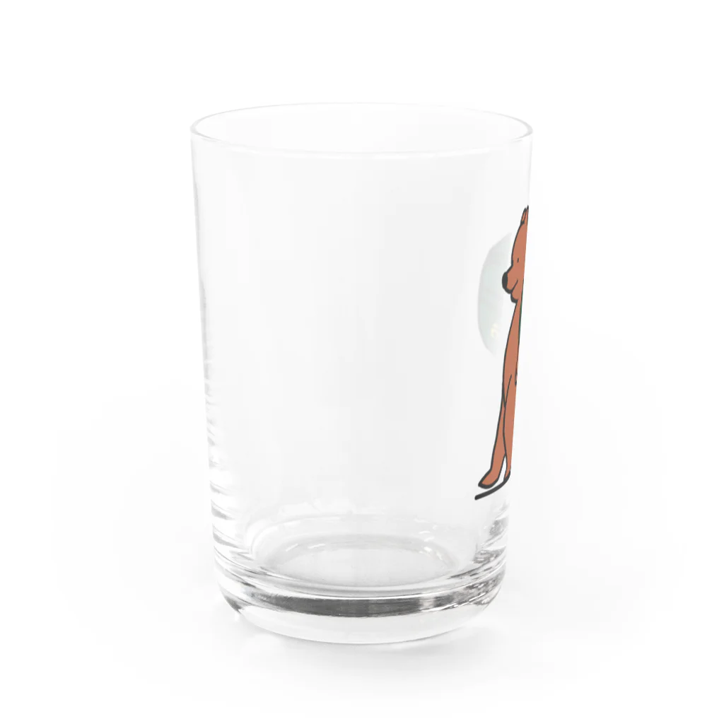 ＋Whimsyのcamp bear Water Glass :left