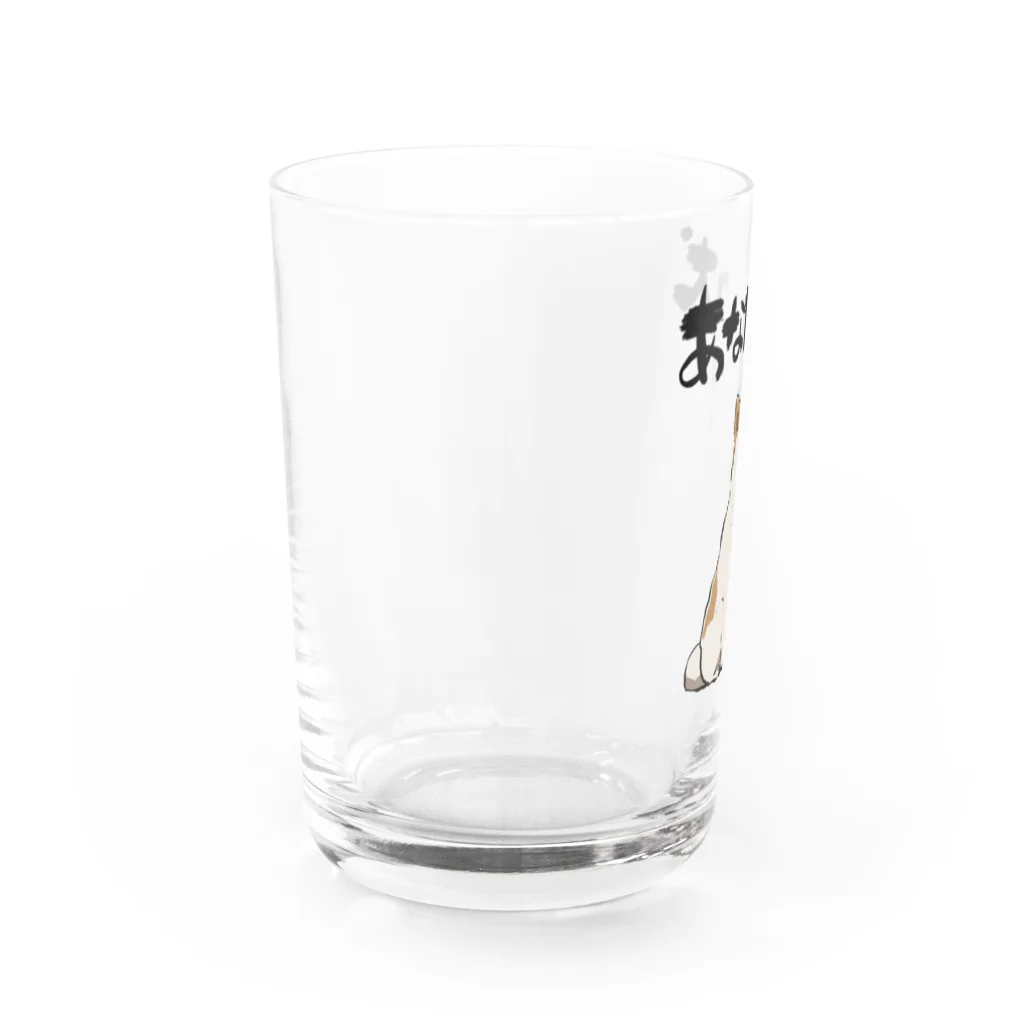 オカヤマの服従する犬 Water Glass :left