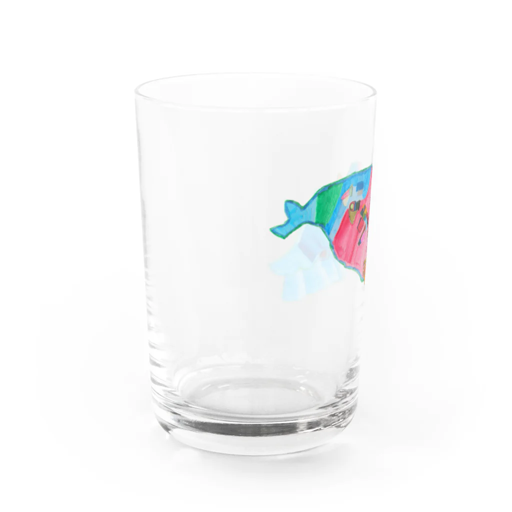 futaba_npoの潜るくじら Water Glass :left