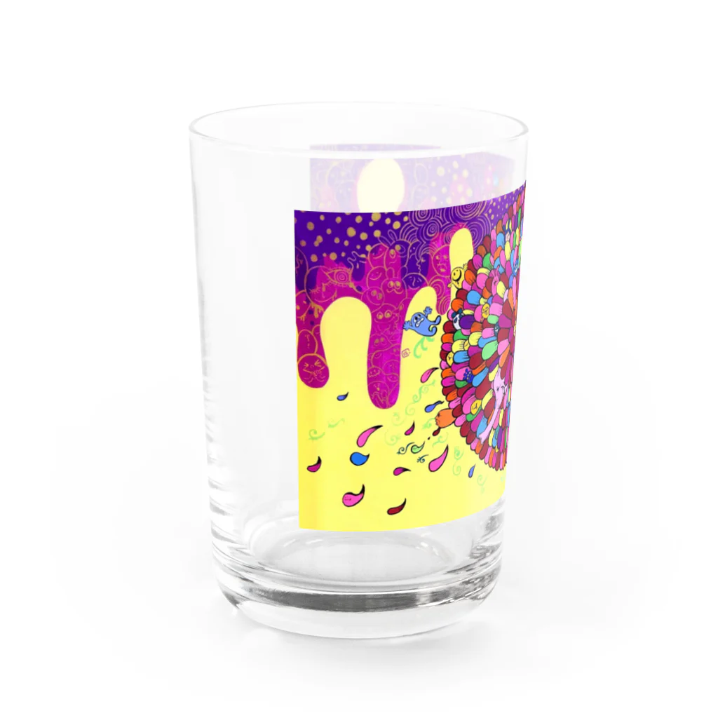 なるしまなるしの大きいお花 Water Glass :left