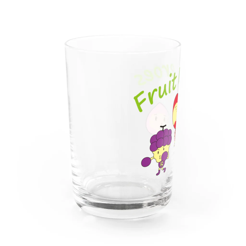 キッズモード某のフルーツヒーローズ Water Glass :left