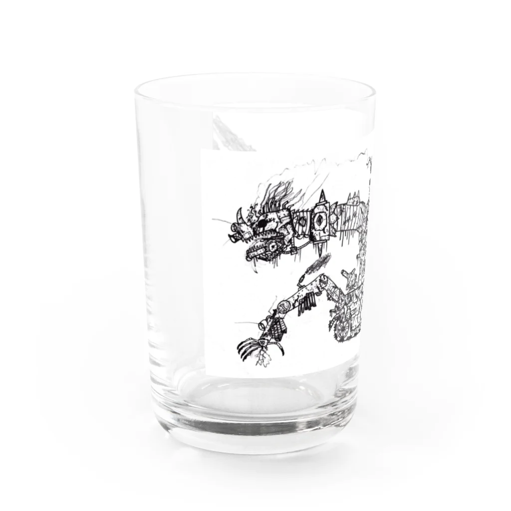 syousyouのメカパンクドラゴン Water Glass :left