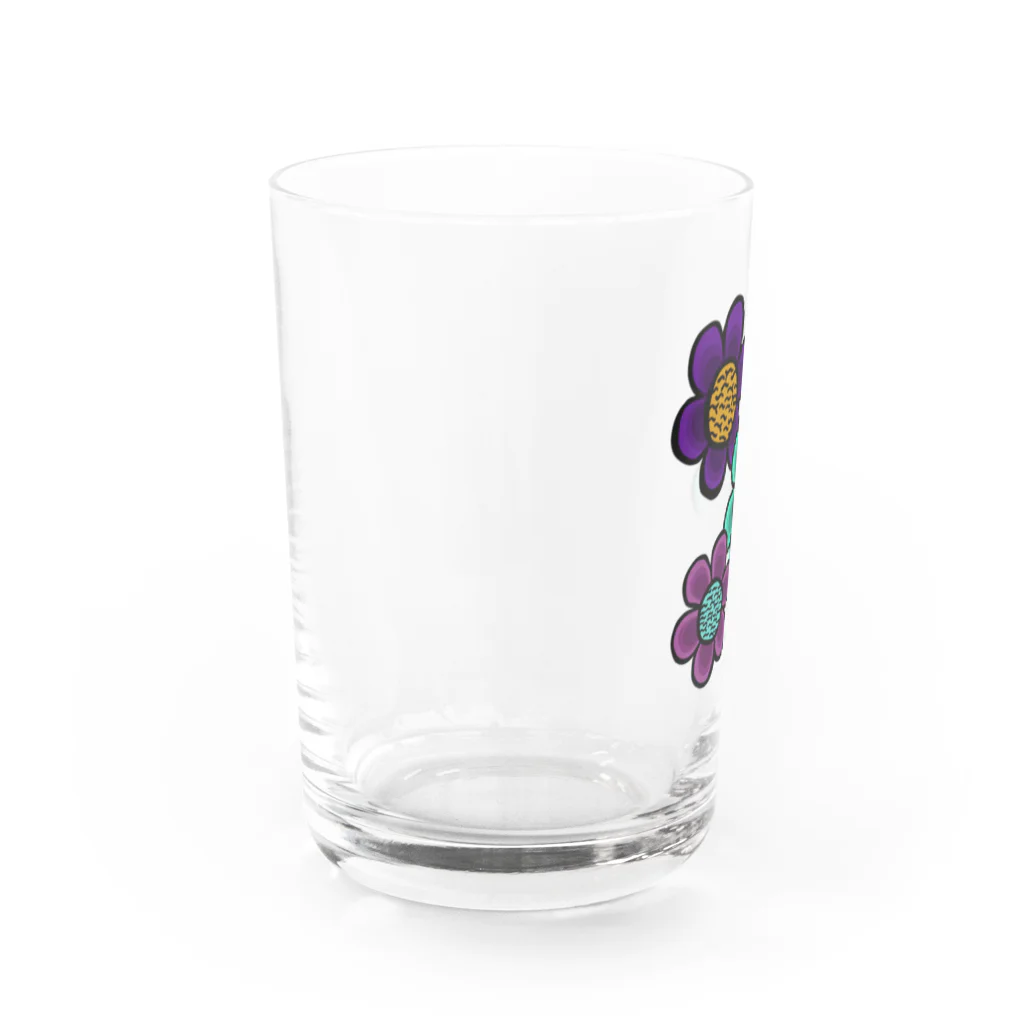 なすびのお花さん Water Glass :left