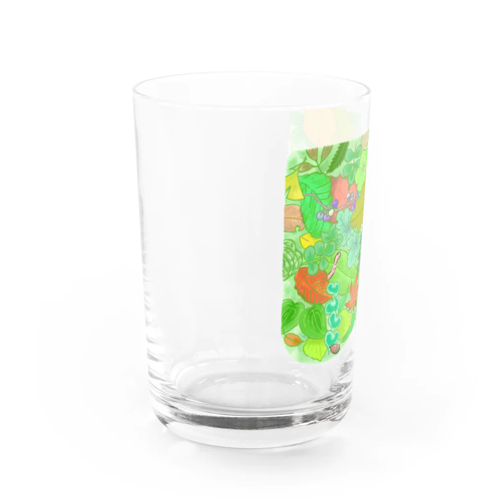 ＋kohの庭のハリネズミくん Water Glass :left