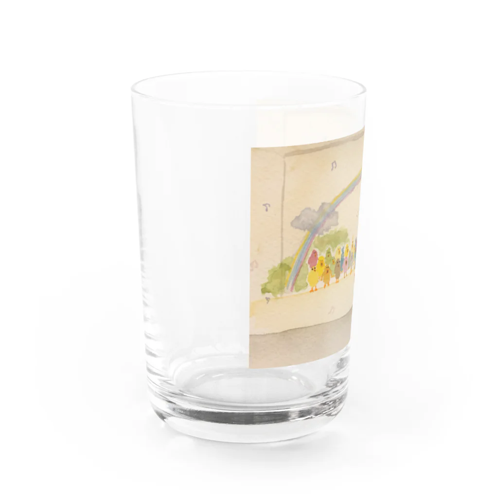 AnkkA(アンッカ）の店のあひるの合唱 Water Glass :left