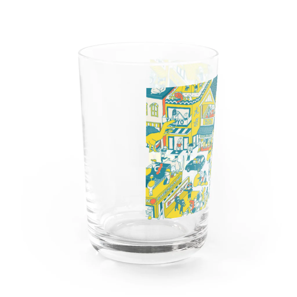 ひげもちのっぽのRomance Water Glass :left