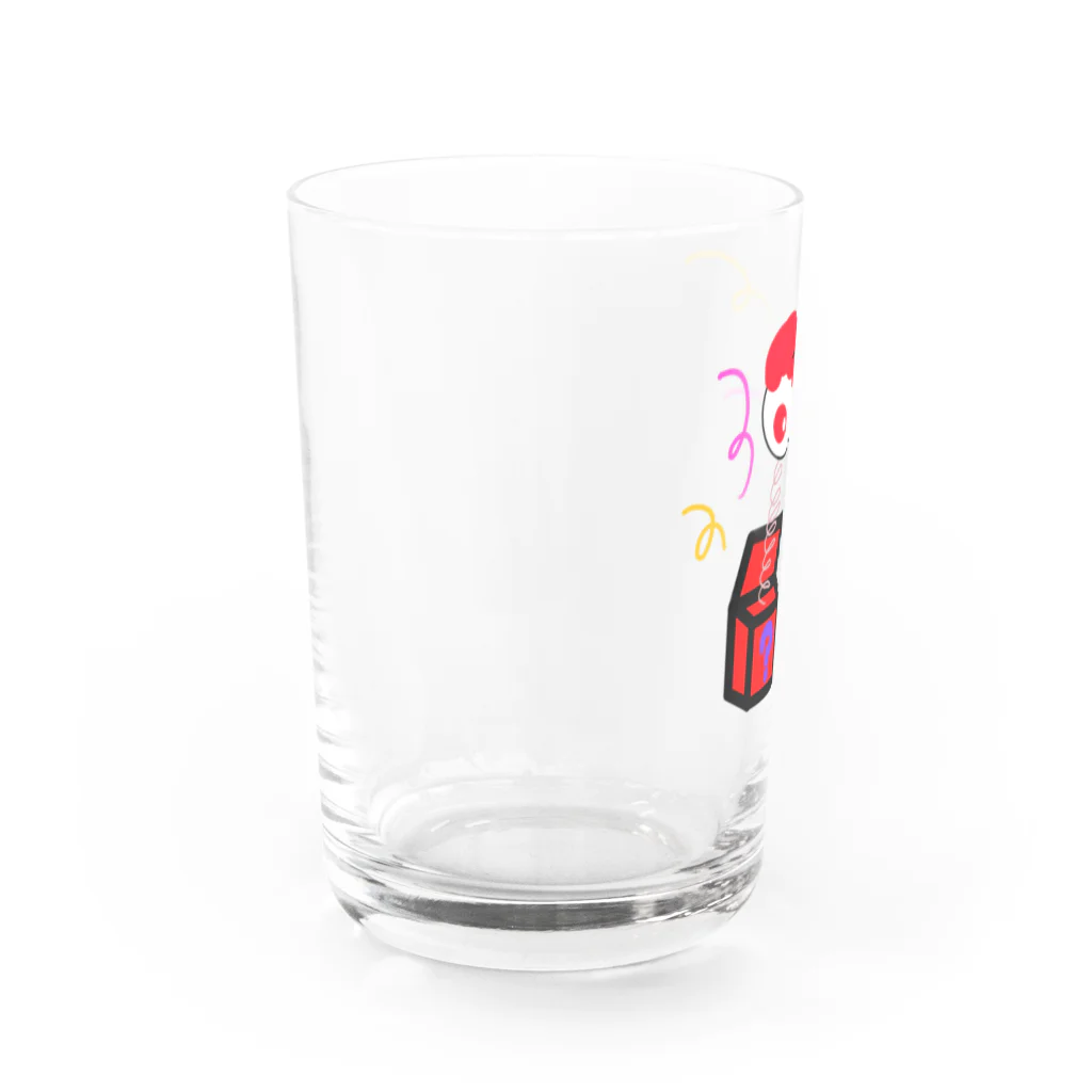 １年間ショップのWow Water Glass :left