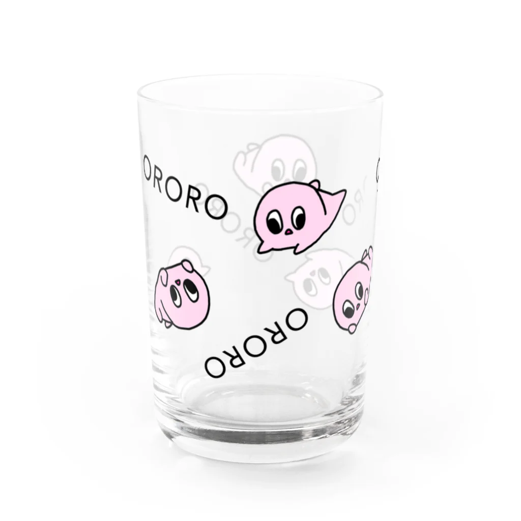 おろろやさんの乳酸菌がのみたいよ Water Glass :left