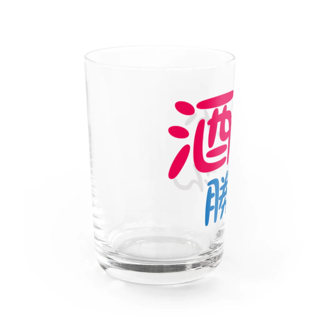 まちゅ屋の酒しか勝たんver.2 Water Glass :left