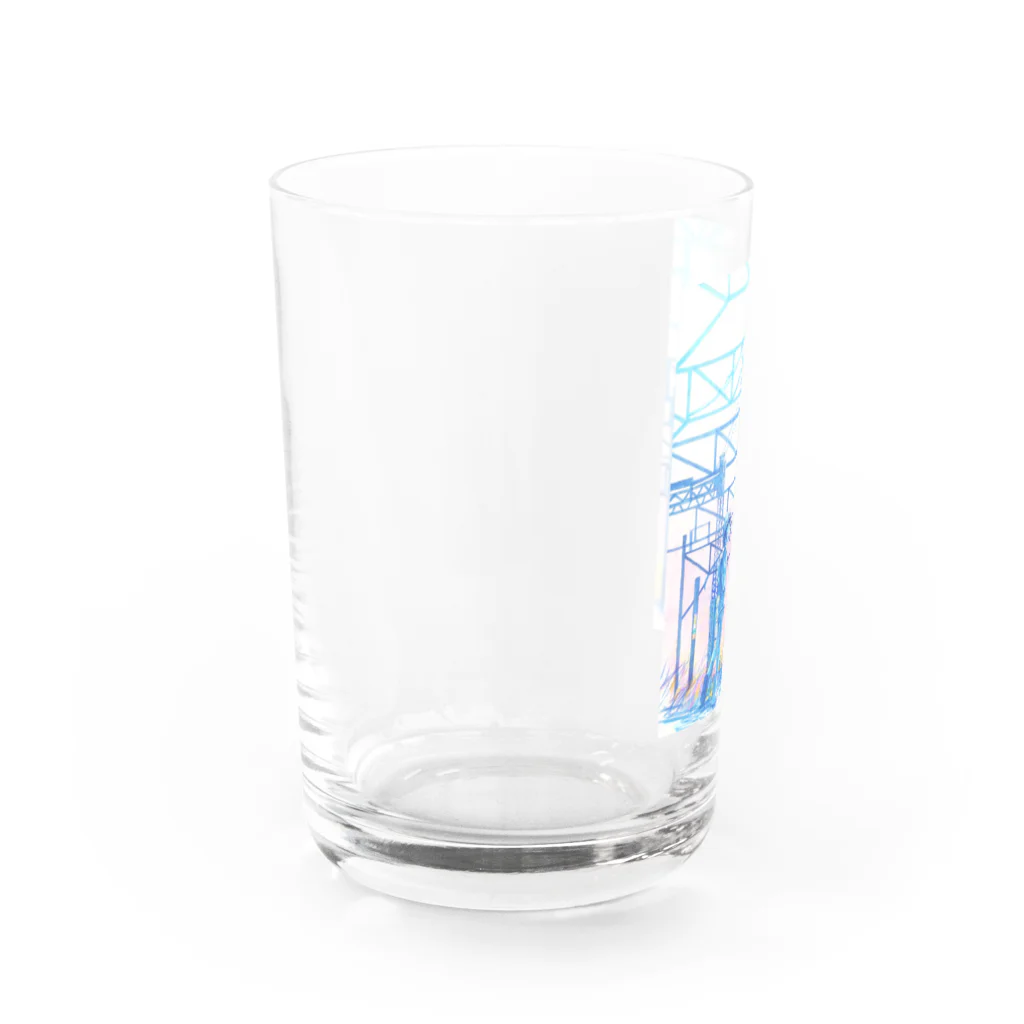 新商品PTオリジナルショップの矢ヶ崎第一閉そく信号機(碓氷線) Water Glass :left