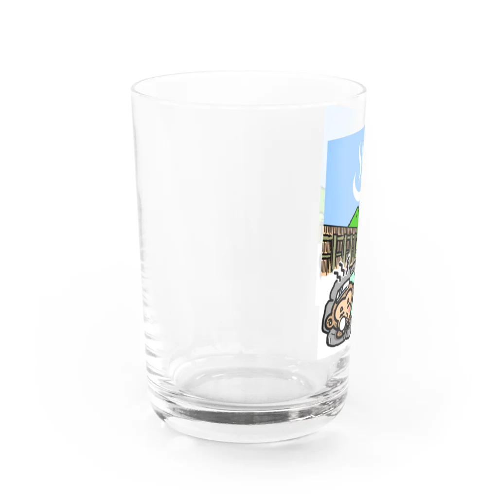 tAo商店のおさると温泉 Water Glass :left