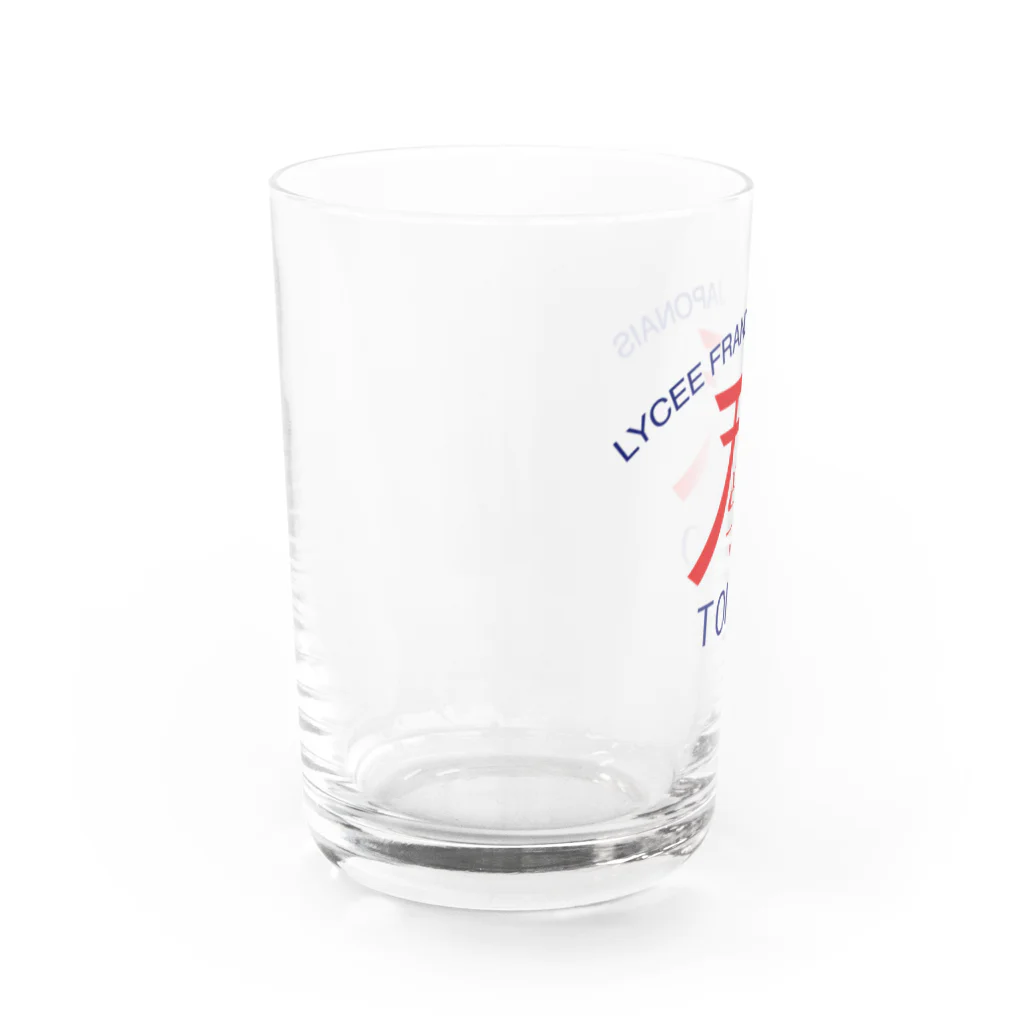 一般社団法人ALFITの*LFJT - Design original - Lettres bleues Water Glass :left