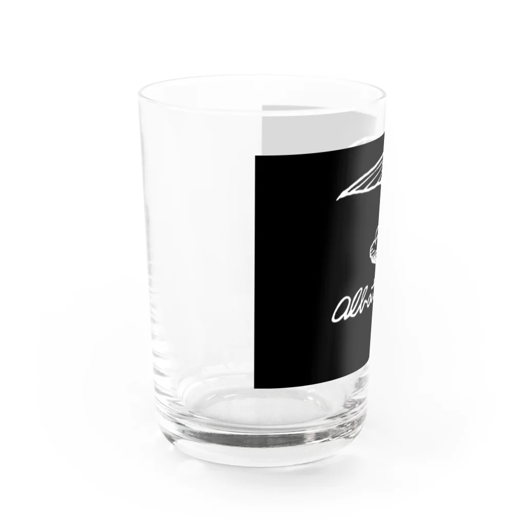 露店そなえ解放区のアホウドリ Water Glass :left