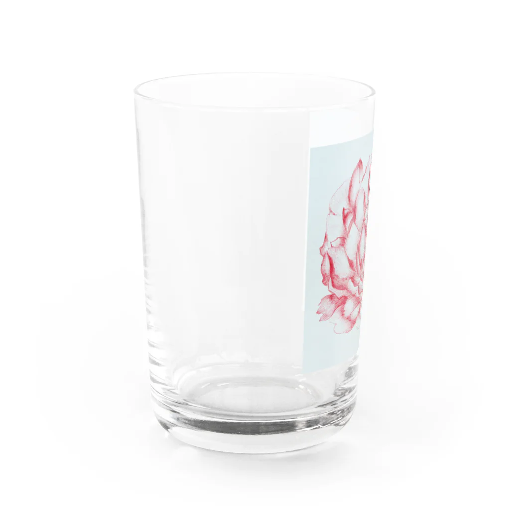 ピッチーの芍薬 peony Water Glass :left