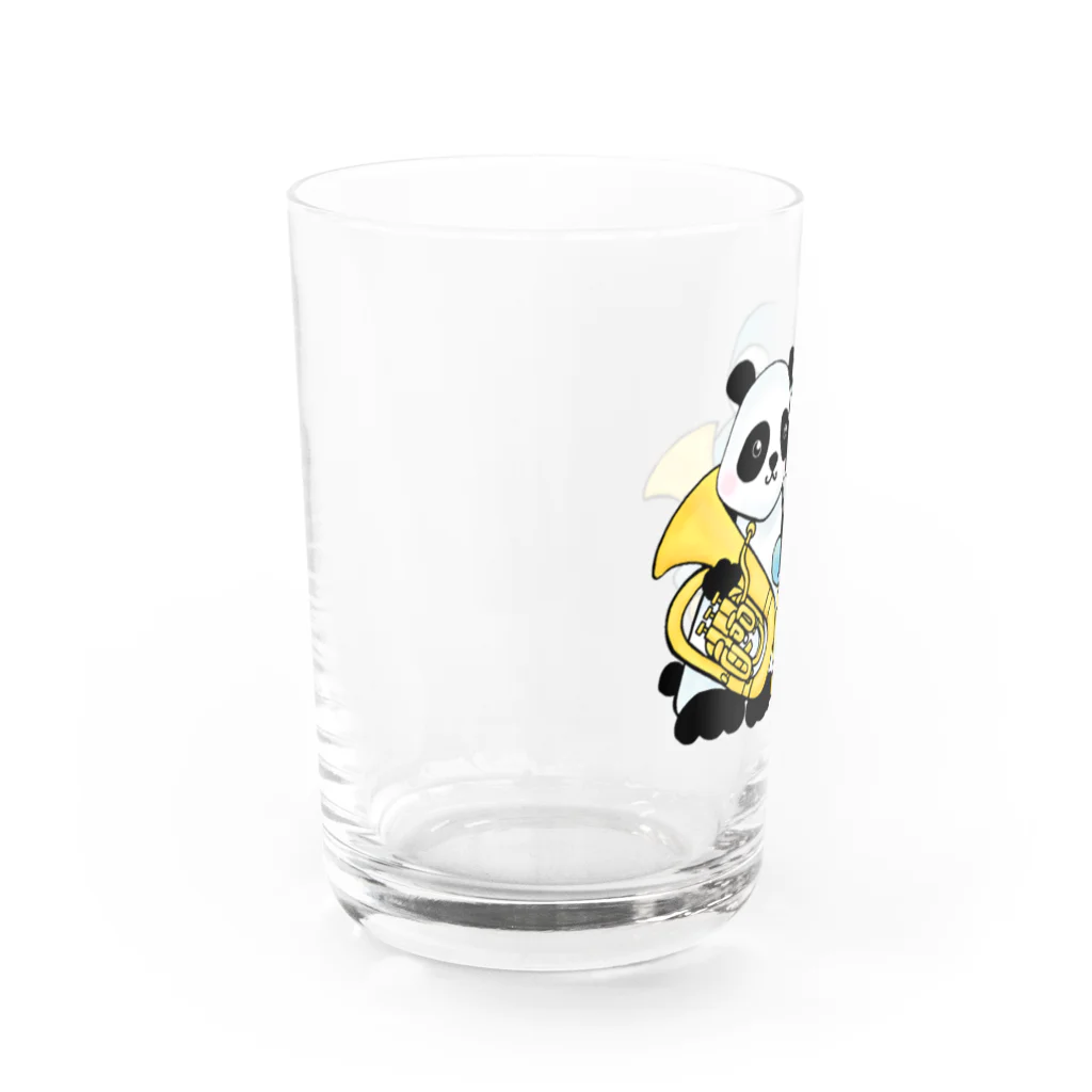 Happy Penguin 🐧のパンダとペンギンと Water Glass :left