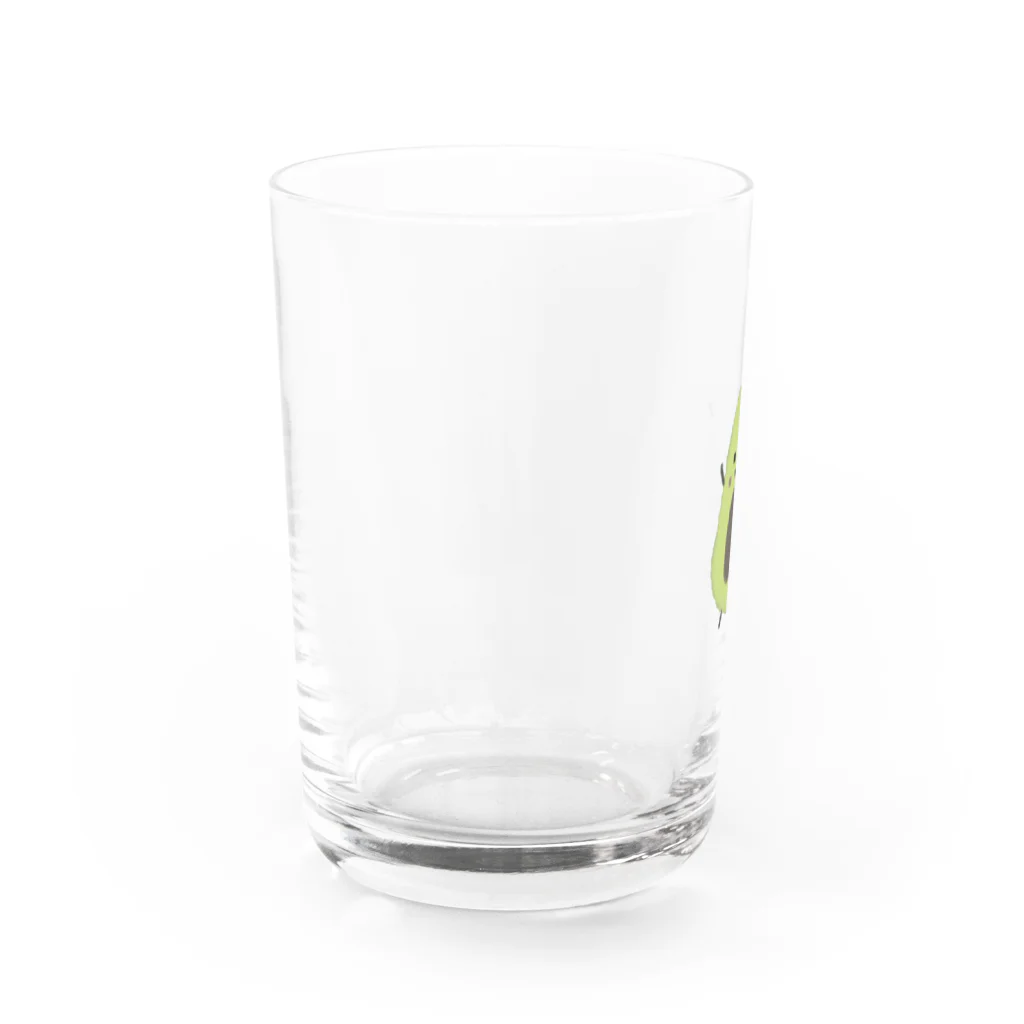 𝙪 𝙠 𝙖 🥑のふわふわのアボカドちゃん Water Glass :left