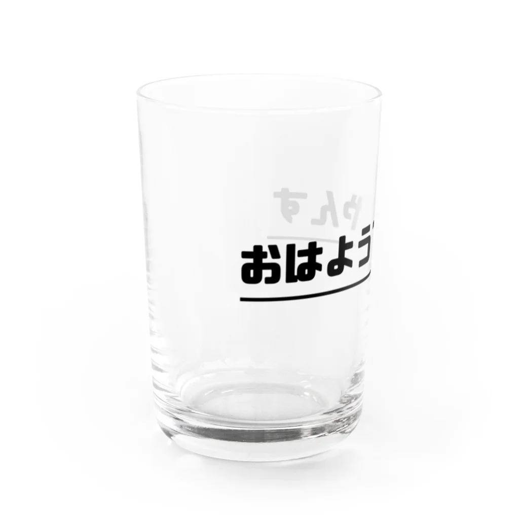 オタ活応援のおはようでやんす Water Glass :left