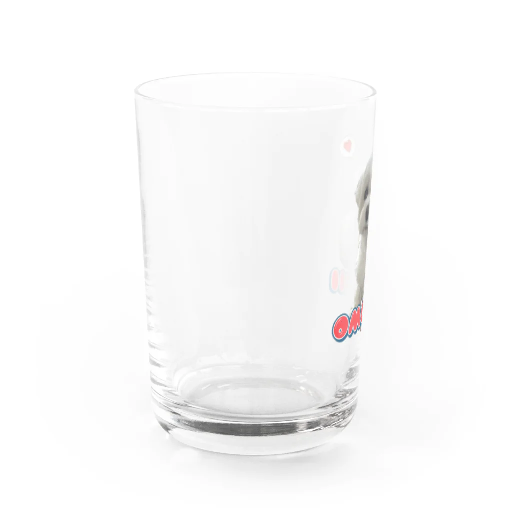 マルチーズ専門店のマルチーズのおもち Water Glass :left