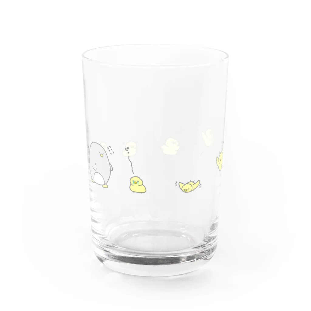 ちいさきものの｢ちいさきもの｣飛ぶひよこちゃん Water Glass :left