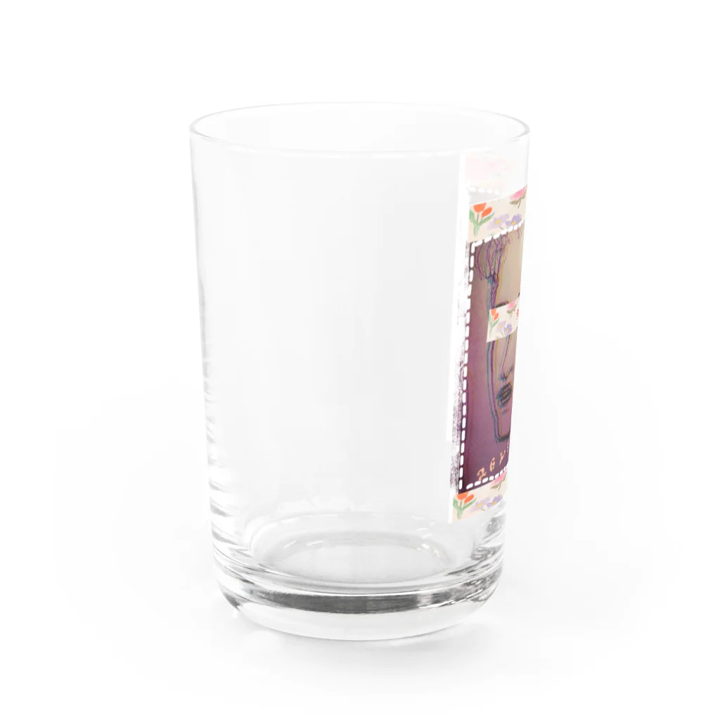 水彩屋の新人さんでぇーす🎵 Water Glass :left