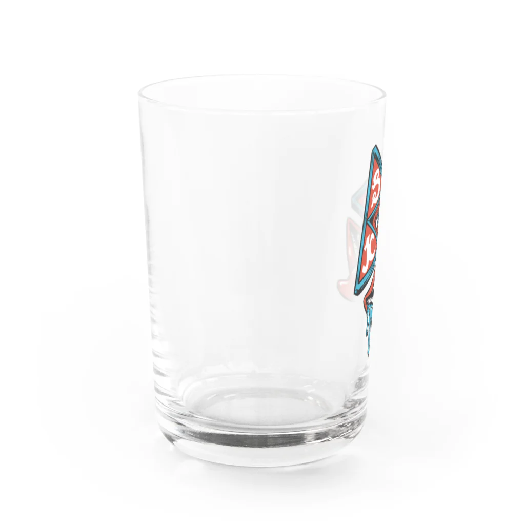 Snow King Ramping officialのTriangle manグッズ Water Glass :left