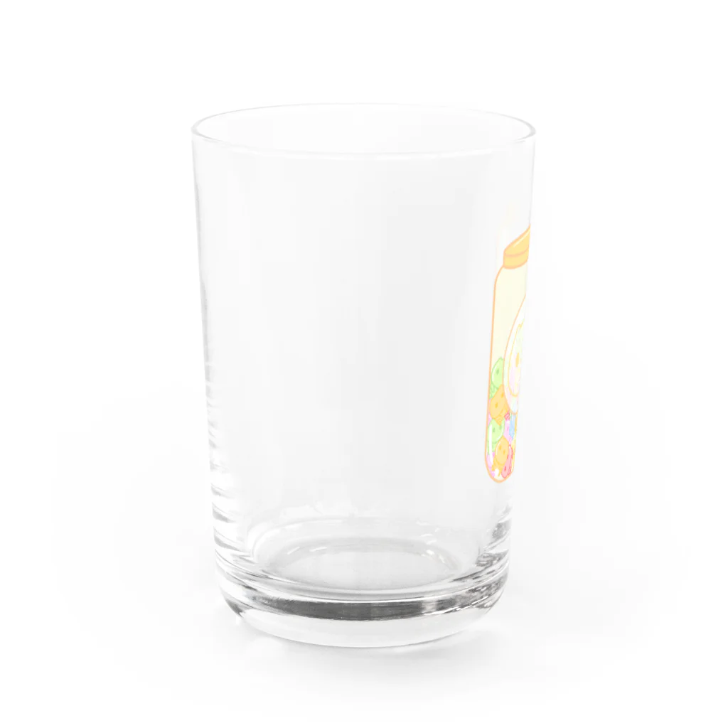 レオタードにゃんこ。のレオタードにゃんこ。ビーンズ Water Glass :left