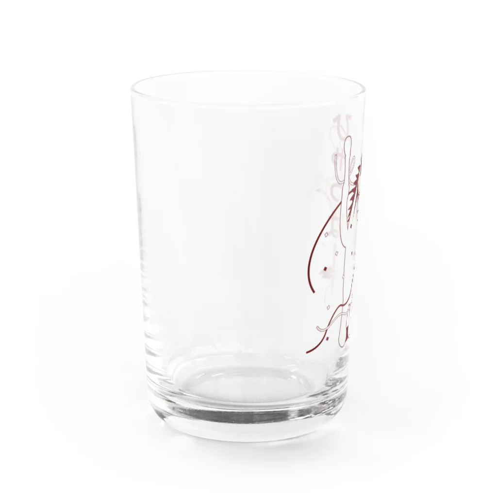 マイポサンの大喜び Water Glass :left