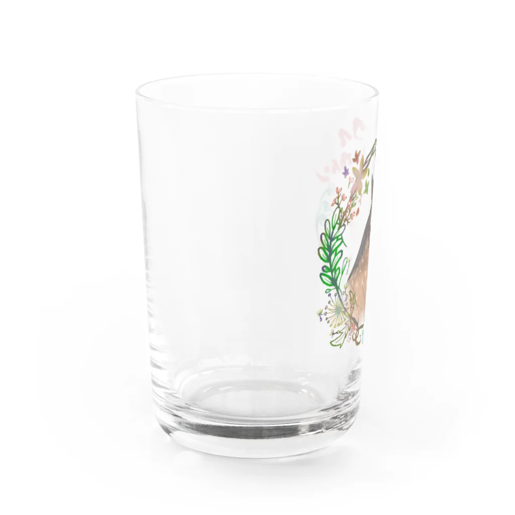 トカチノイモの振り向きコマクイン Water Glass :left