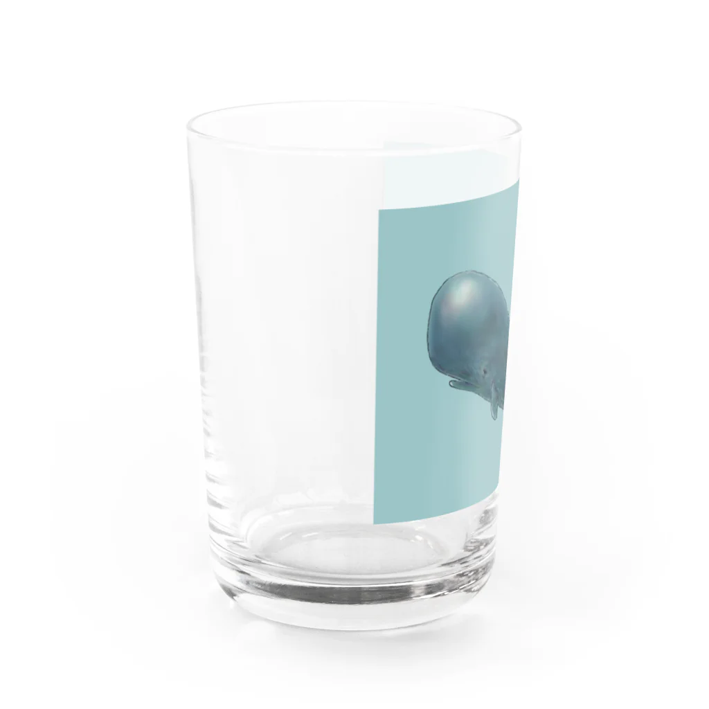 はちえんのお店のくじらくん（文字なし） Water Glass :left