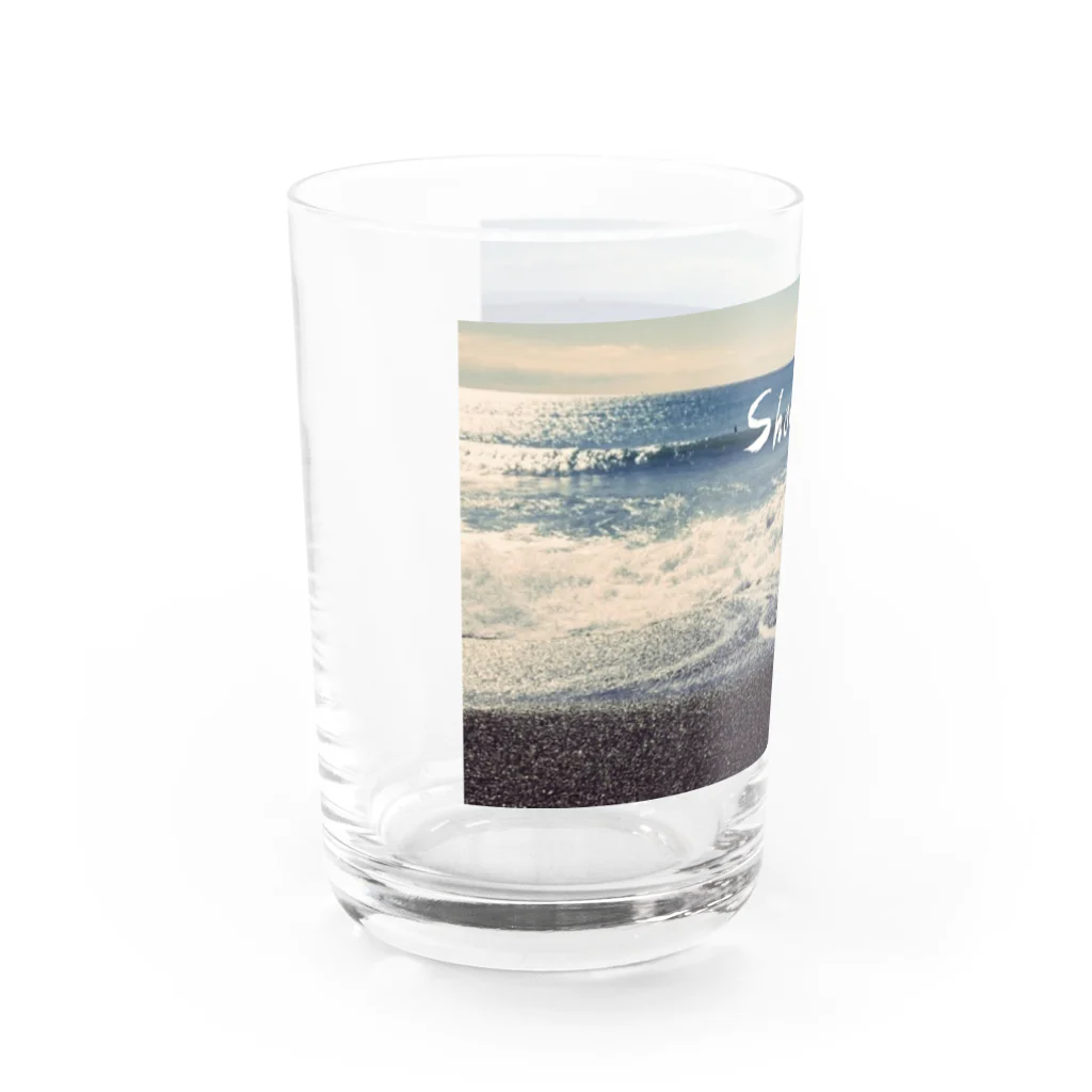 Shonan summerの波打ち際 Water Glass :left