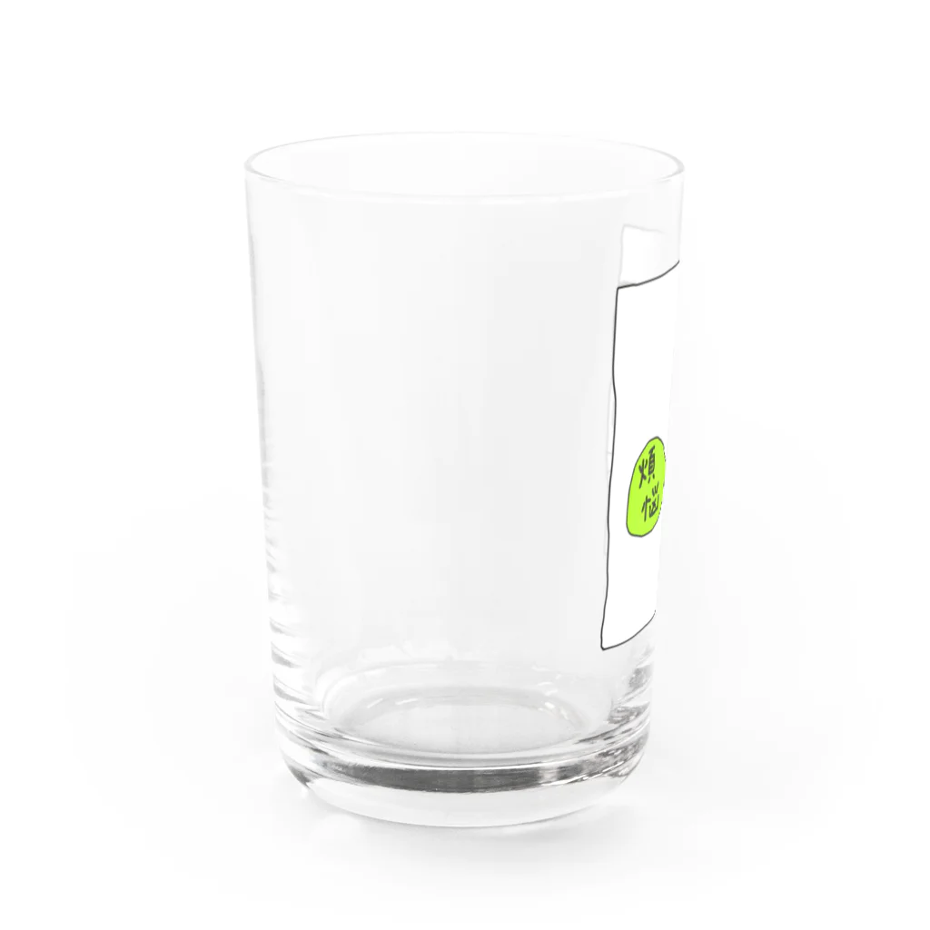 下町ねこの鈴太郎の店の煩悩とわたし Water Glass :left