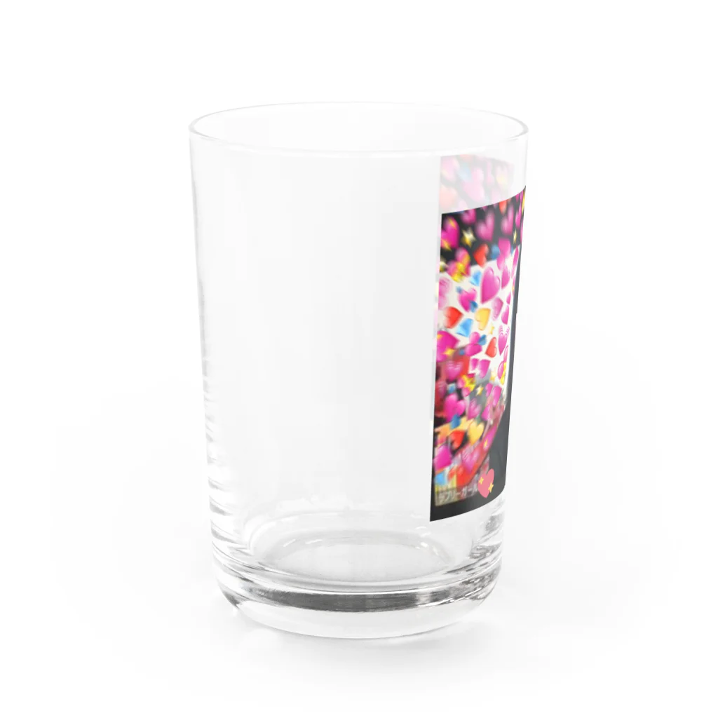 🍲🥓のラブリーガール Water Glass :left