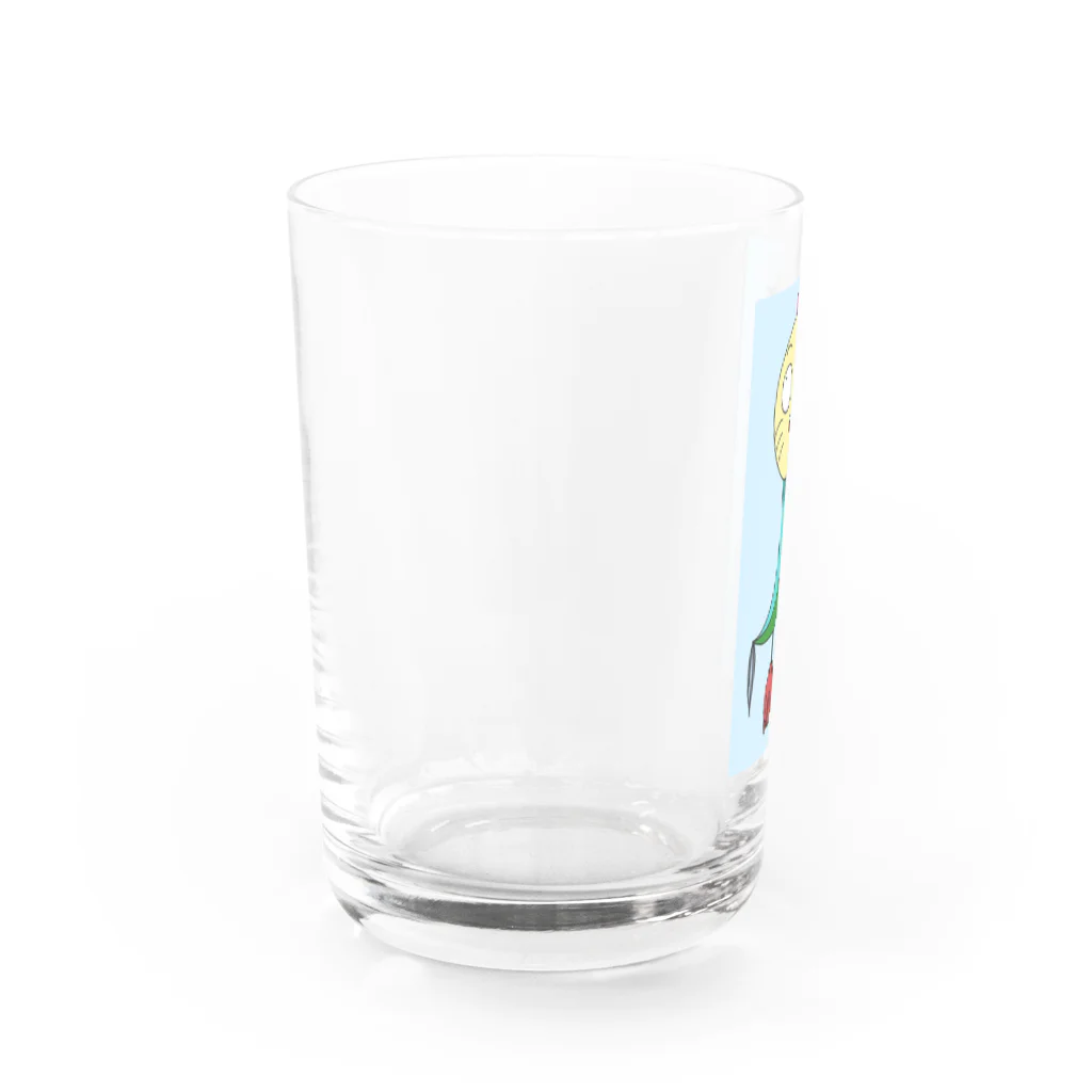 パーシモン工房のデデンくん Water Glass :left