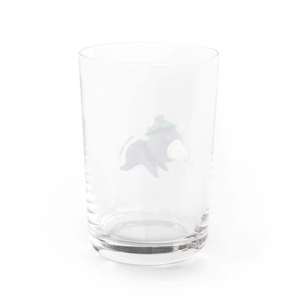 音波屋オンラインショップのなすベイビーハイハイ Water Glass :left