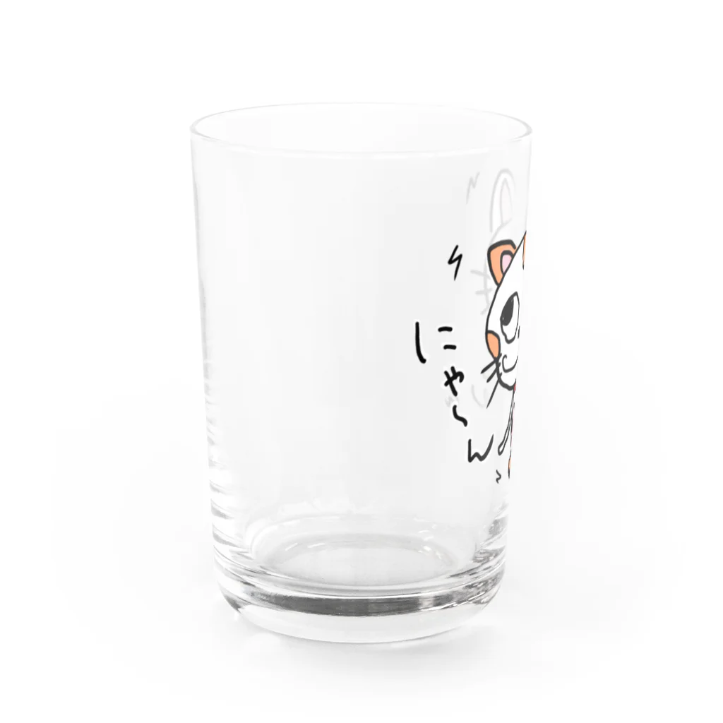 Koukichi_Tのお店の🐈バカネコ / にゃ～ん Water Glass :left