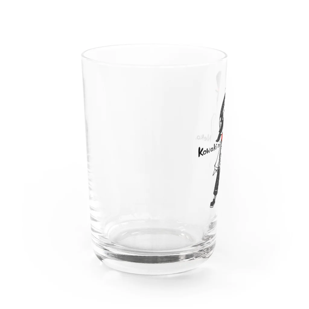 あの子のこわきにねこ Water Glass :left