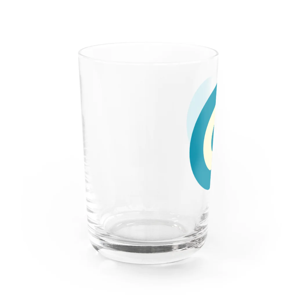 CORONET70のサークルa・ブルーグレー・クリーム・ブルーグレー Water Glass :left