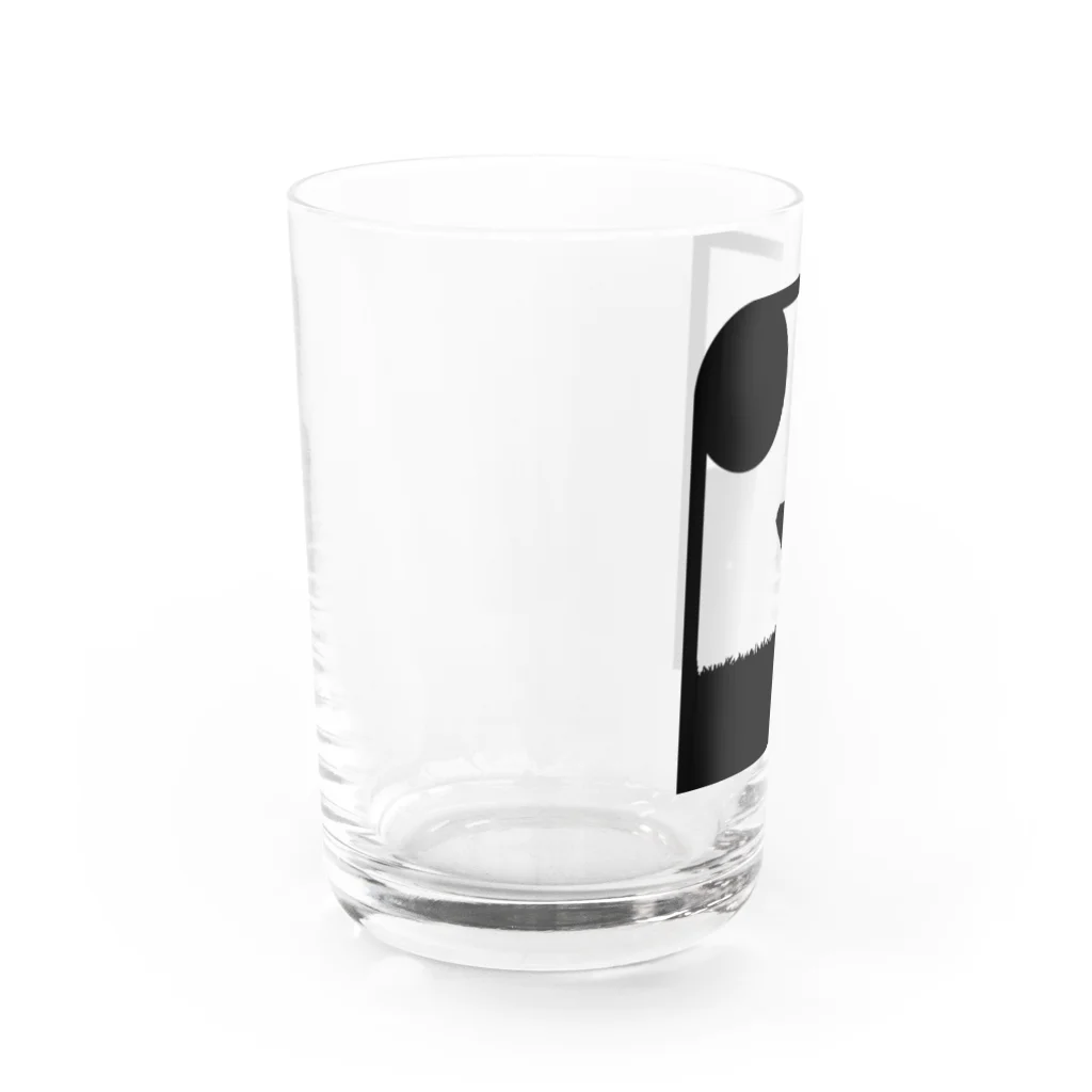 しおんのモノトーン夕暮れサバンナ Water Glass :left