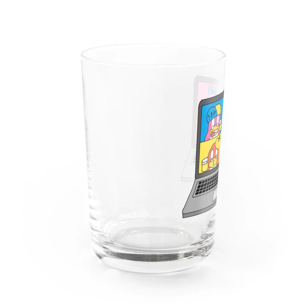 はっとり♡かんなのオンライン飲み Water Glass :left